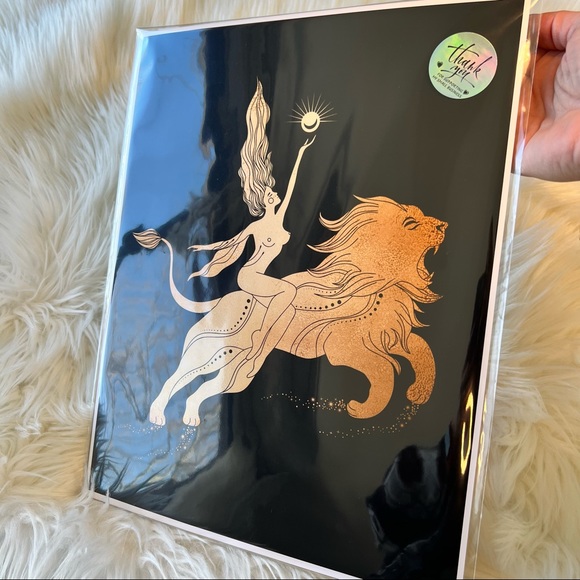 Leo Zodiac Sign Wall Art Print Poster Unframed - Picture 6 of 12